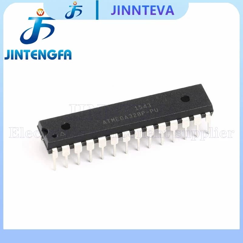 ATMEGA328P-PU ATMEGA328P ATMEGA328 DIP-28 8bit Microcontrollers MCU 32KB In-system Flash 20MHz 1.8V-5.5V DIP IC