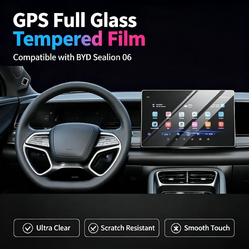 For BYD Sea Lion 06 EV 15.6-inch Navigation Screen Full Glass Tempered Film Navigation Screen Protector Car Accessories