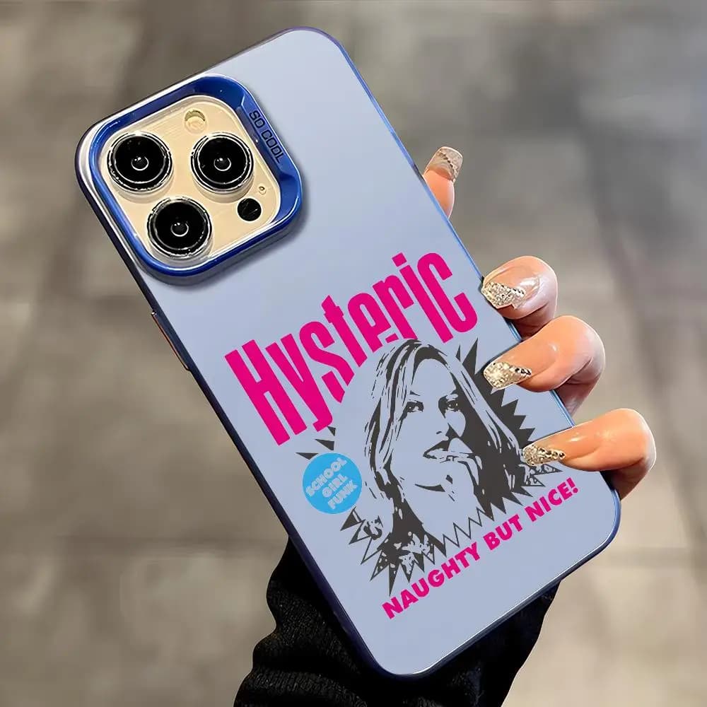 H_Hysteric G_GlamourS Girl Phone Case For IPhone 17 16 15 14 13 12 11 Pro Max Air Matte Laser Aurora Shockproof Phone Case
