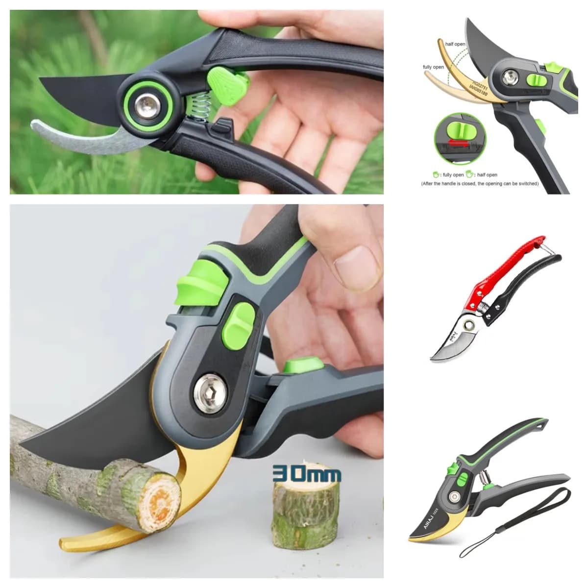 Strumento a forbice Ramo Shear Frutteto Cesoie da potatura Potatore Taglio Pianta Trim Orticoltura Secateur Arbusto Giardino