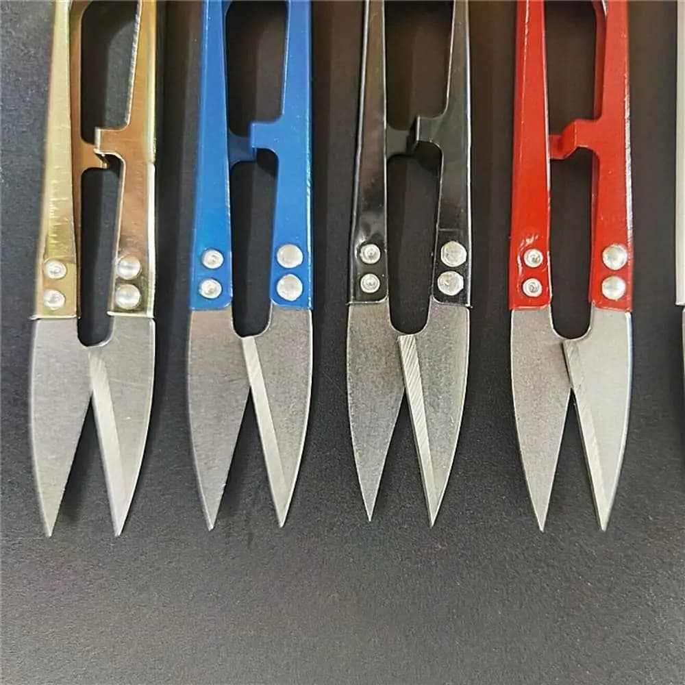 New U-shaped Sewing Shears Pruning Metal Cross Stitch Cutter Small Fishing Shears Accessory Tools