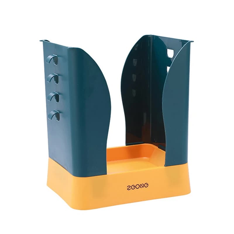 Pattumiera regolabile Bidone della spazzatura dal design semplice Secchio della spazzatura con apertura a 9 livelli per cucina, bagno, uso domestico