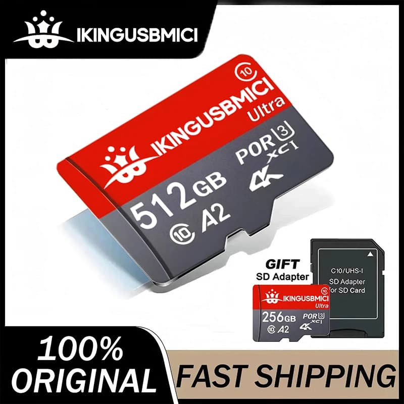 Extreme SD Cards TF Cards Memory Card Micro SD Card 64GB 128GB 256GB 512GB Waterproof U1 for Action Camera Dash Cam