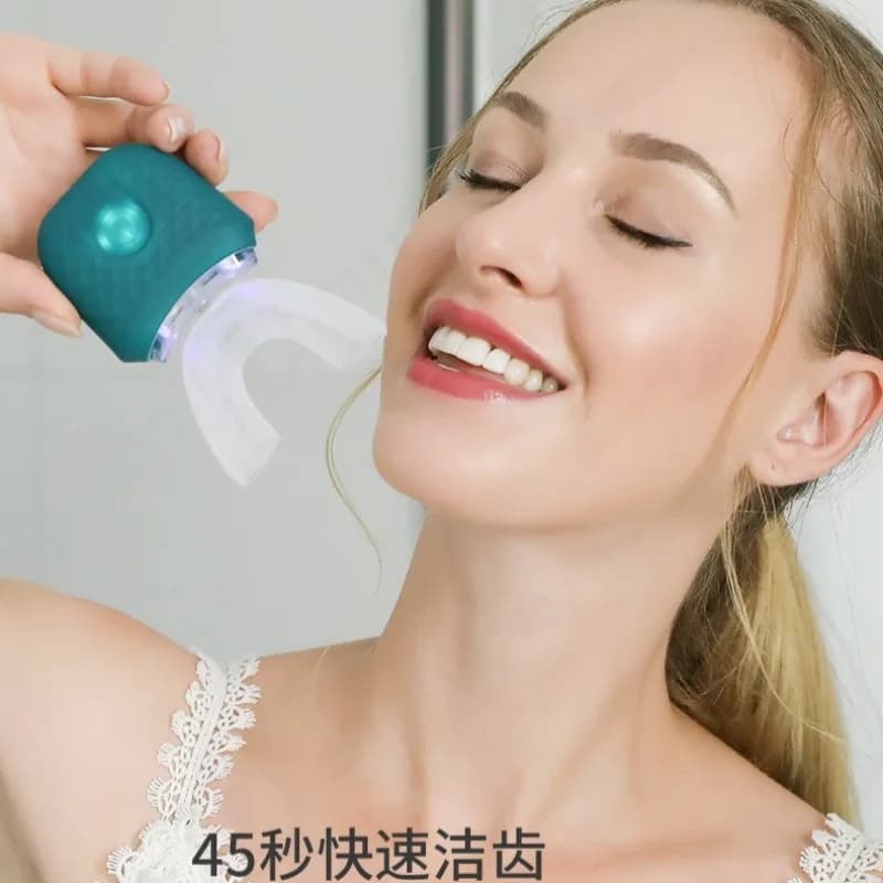 Rechargeable Sonic Electric Toothbrush Soft Bristle Auto Vibration Cleaning Tooth Brush Portable Base Charging for Adult