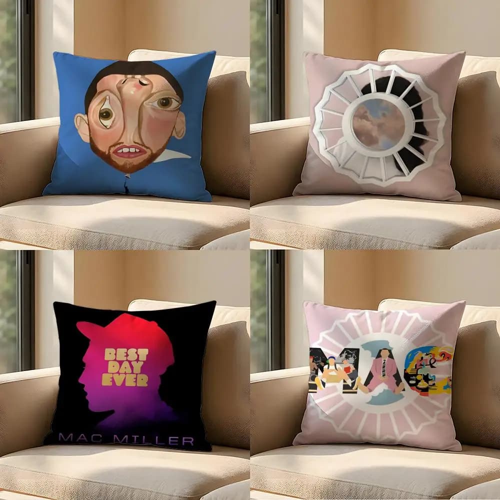 star M-Mike Cushion Cover Sofa Living Room Bedroom Headboard Backrest Cushion Square Cushion Nap Time