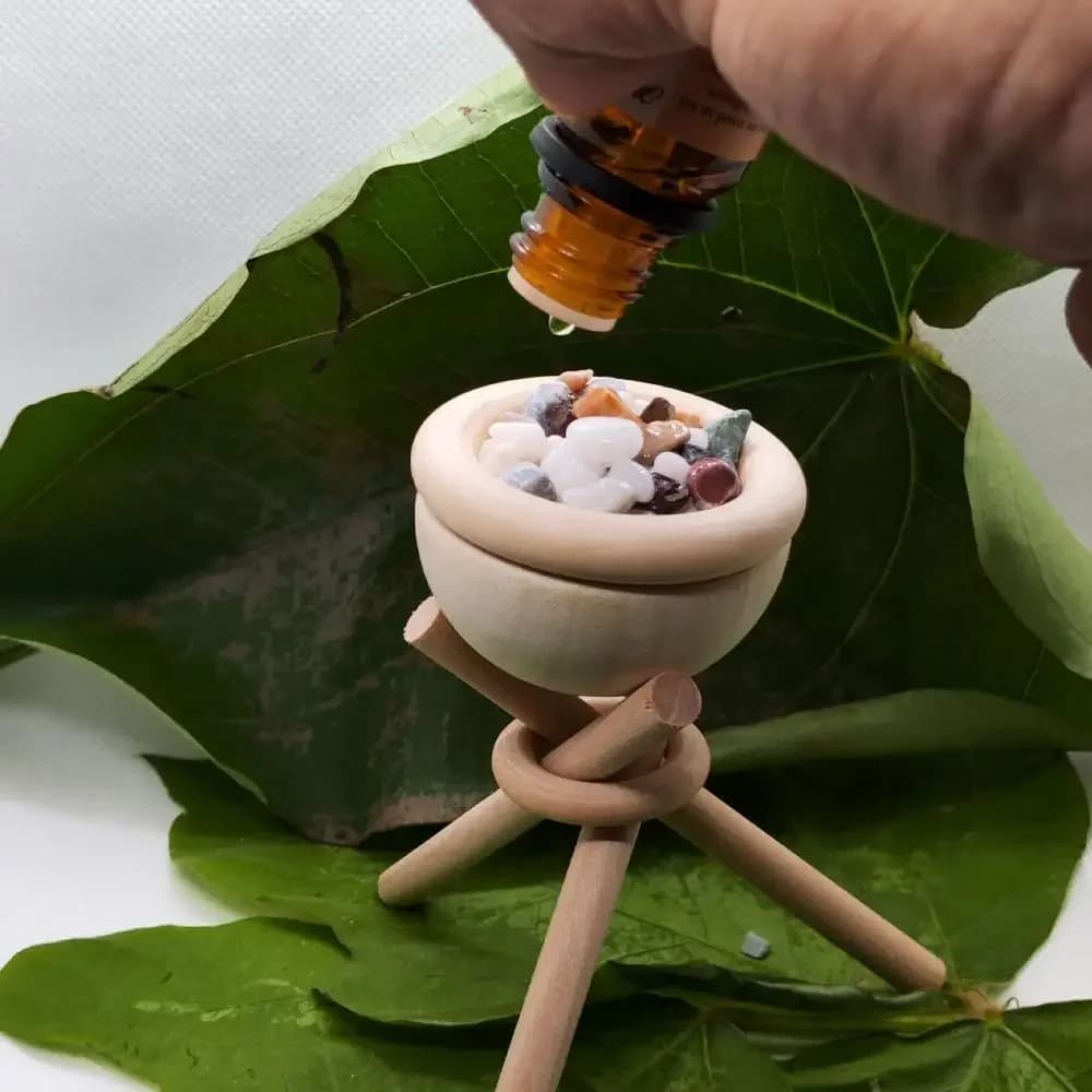 Diffusore di oli essenziali per aromaterapia in legno Interni Aroma profumato Pietra espandibile Diffusori di canna fai da te Ornamento Decorazione profumata per la casa