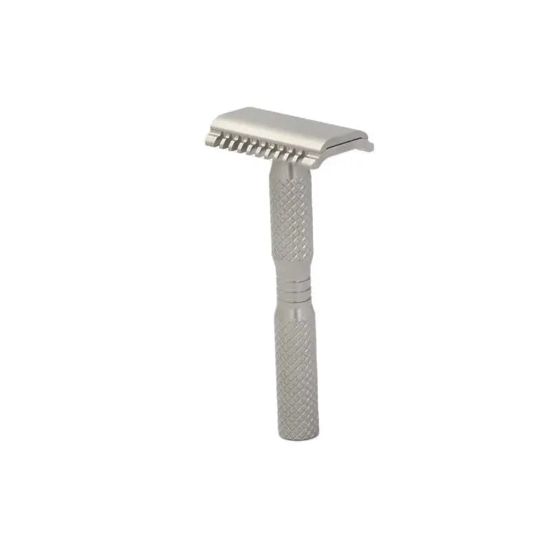 YAQI Ghost 90DC Cross Grain Pattern Titanium Light Weight Safety Razor