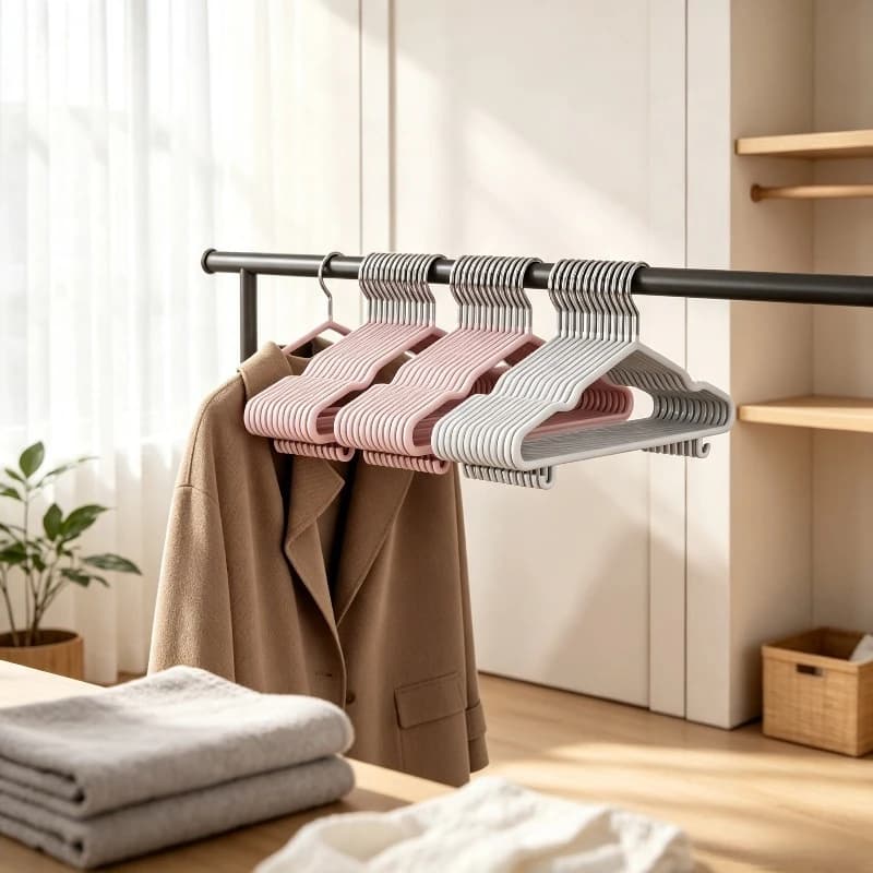 Hanger Stand Rack Hook Nonslip Thick Heavy Duty Home Dorm Adult Clothes Durable Sturdy Adjustable Portable ProMax High End Top