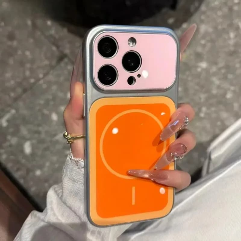 Luxury Matte for Magsafe Double Color Case For iPhone 18 16 17 Pro Max 14 15 Plus 13 Magnetic Wireless Charging Hard Cover