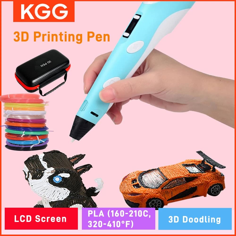 3D children's pen print pen with LCD screen compatible with PLA filament toys safe painting for children's DIY gift toy