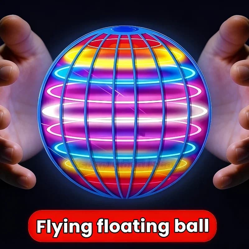 Fly Nova Pro Flying Ball Giroscopio Boomerang Giocattolo rotante magico Drone con controllo manuale 360 ° Mini UFO rotante con luci regalo per bambini