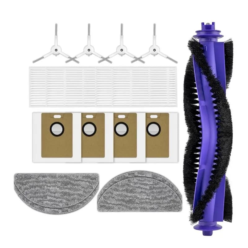 【SOLO TODAY】 17PCS Parti di ricambio per Narwal Freo S Robot Aspirapolvere Accessori Spazzola a rullo Spazzola laterale Lavapavimenti Filtri