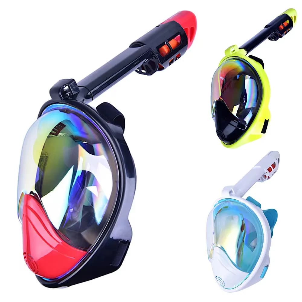 NEW UV Anti Fog Diving Full Face Mask plating diving glasses Wide Scuba Snorkeling adults Scuba diving equipment