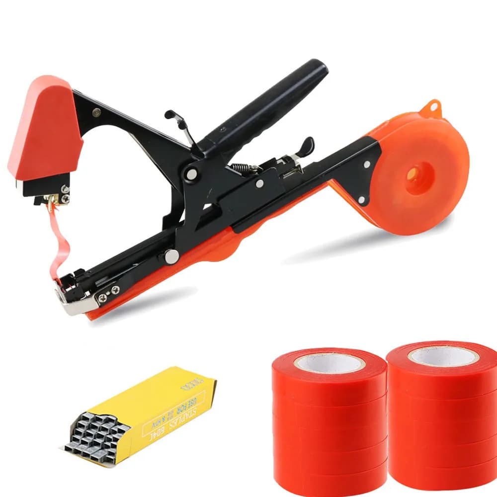 New Garden Plant Tool Tie Tapetool Tapener Machine Copper Tie Tie Machine Packing Width Stem Making Equipment Set