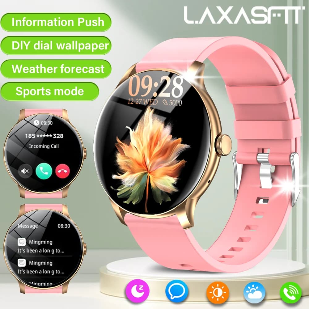 Super Popular 1.52" HD Smartwatch Bluetooth Calling Wireless Charging Heart Rate Monitor Multi-Sport Perfect Gift Idea