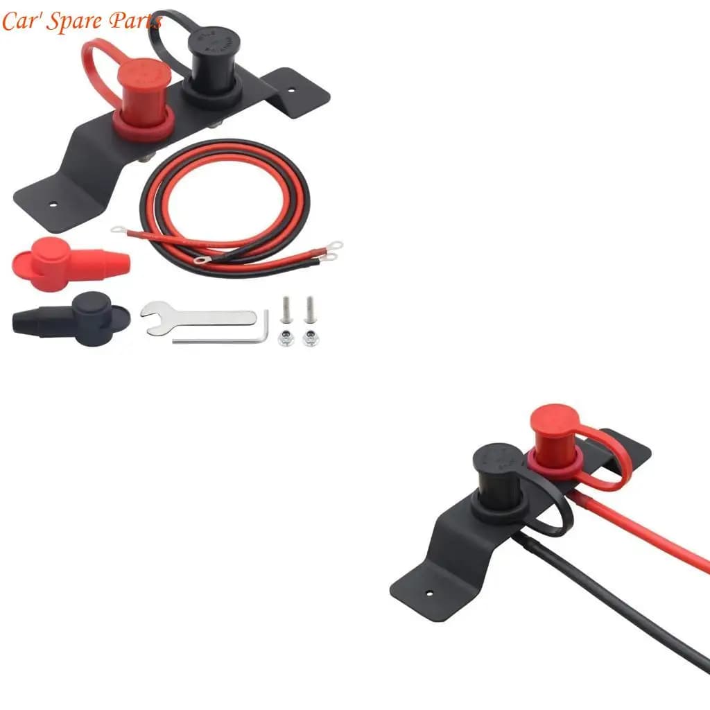 Y4UA Batteria Jump Post Starter riposizionamento terminali batteria ricarica facile per set pali salto batteria