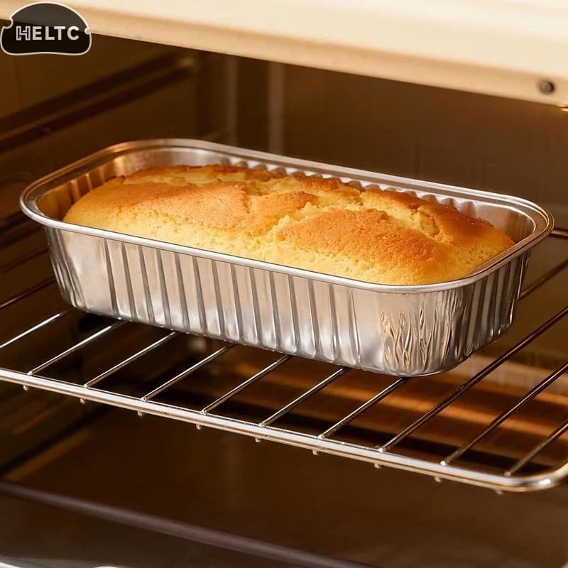 10/30 Pezzi Vaschette Monouso in Alluminio per BBQ, Forno e Friggitrice ad Aria, Teglie da Forno in Foglio di Alluminio, Contenitori per Grigliare in Cucina, Vaschette per Friggitrice ad Aria