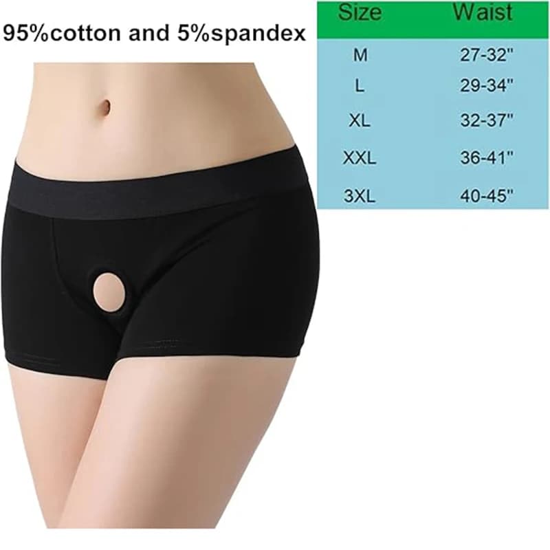 Slip boxer con cinturino con tasca Bullet Vibe e O-ring in silicone Diametro 4,5 cm Boxer con imbracatura Mutandine con cinturino per giochi per adulti
