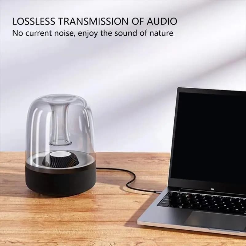 652F OTG Tipo C a 3,5 mm Trasmissione via cavo uditiva Riproduzione musica in streaming live
