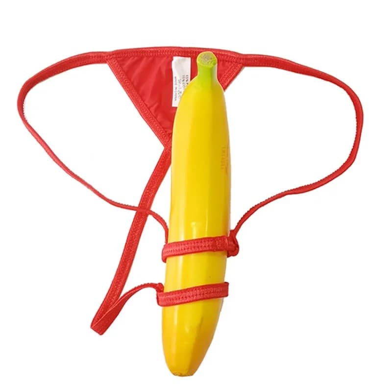 Sexy Men G-string with Penis Hole Loop Bikini Brief Revealing JJ Lingerie Panties Gay Pouch Crotchless Underwear T-back Thong