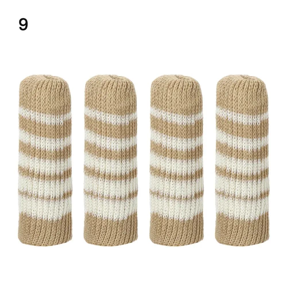 Set di 4 Protezioni Elastiche per Pavimento, Coperture Antirumore per Gambe di Tavoli, Custodie Protettive per Mobili