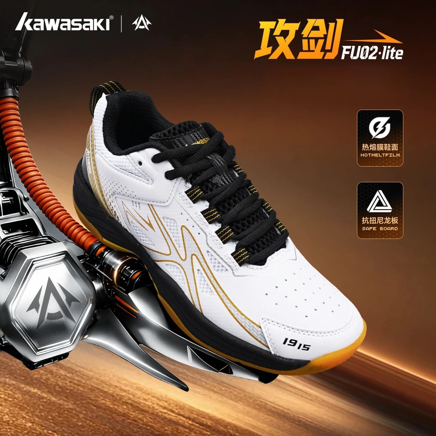 Scarpe da badminton professionali Kawasaki per uomo e donna, scarpe sportive da esterno traspiranti e antiscivolo, sneakers da tennis