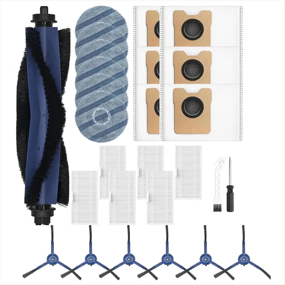 Accessori per parti di aspirapolvere robot Omni C20 Spazzola laterale principale Filtro Hepa Sacchetti per la polvere in tessuto [Zhenyi-TFBC]