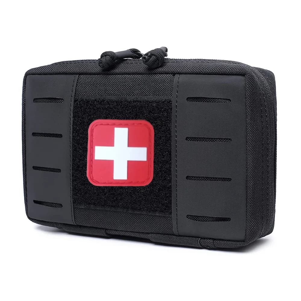 1000D Molle IFAK Pouch Kit di pronto soccorso Pouch Tattico Admin EDC Gear Utility Pouch Marsupi per piccoli utensili Orizzontali