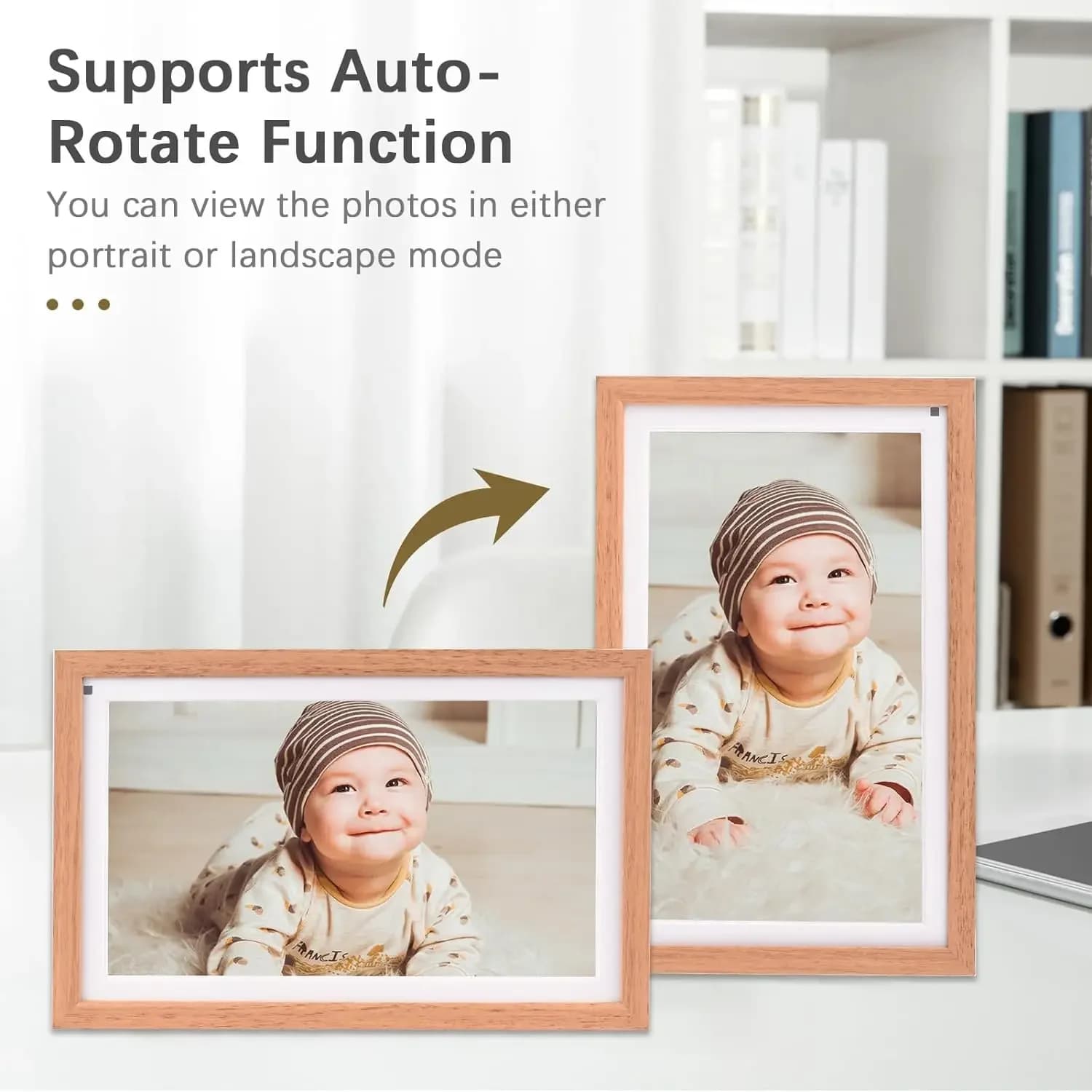 Miglior Cornice Digitale da 15.6 Pollici con Schermo Touch IPS 1920x1080, Memoria da 32GB, Condivisione Foto e Video Tramite App Frameo, Regalo per la Famiglia