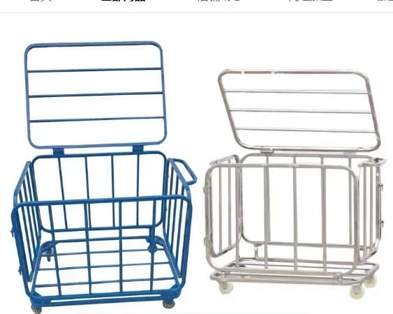 2026 Folding Metal Sports Ball Storage Basketball Volleyball Ball Cart Portable Soccer Cage
