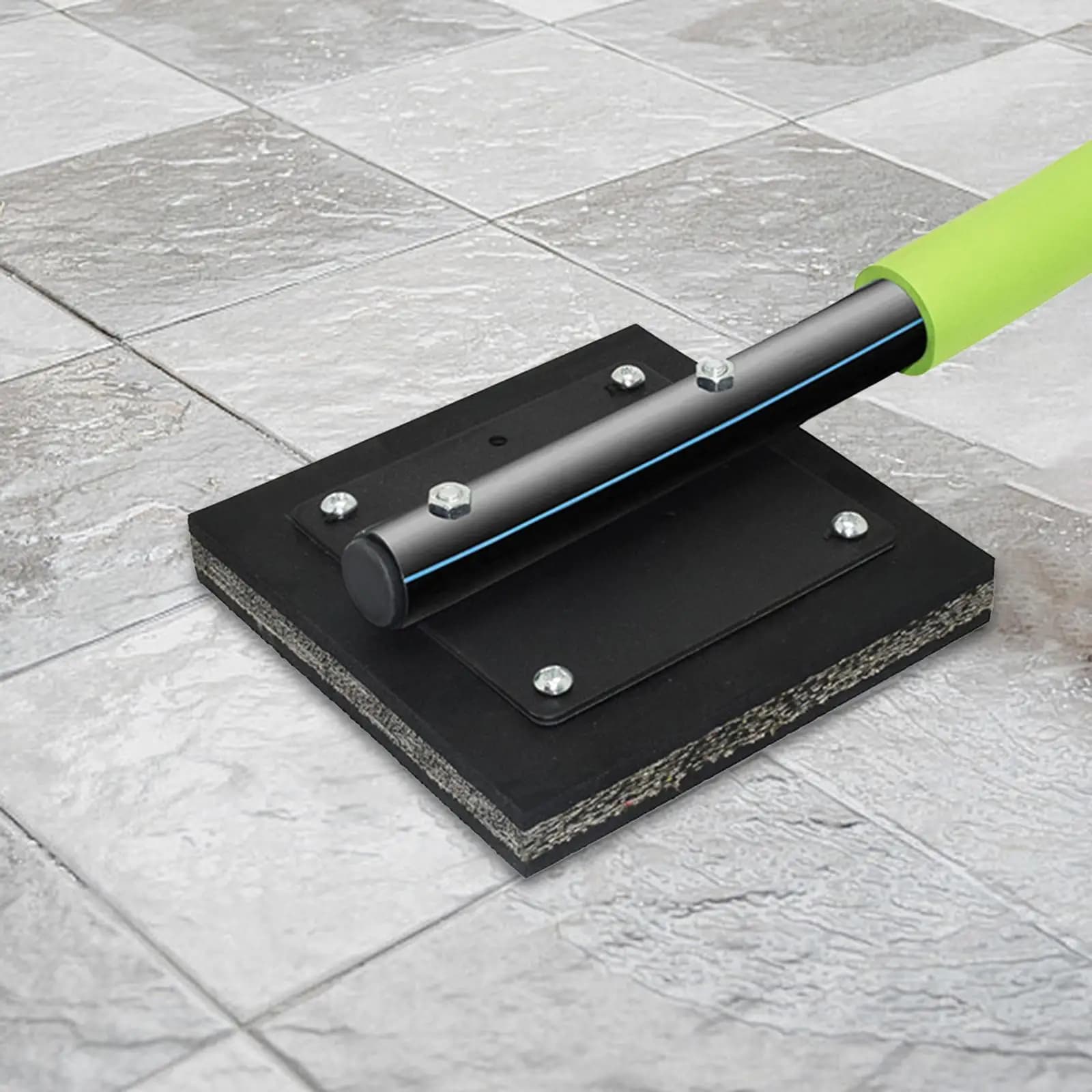 Handheld Tile Clapper Flooring Tool Comfortable Grip Rubber PE Block Board for Laying Wood and Ceramic Tiles