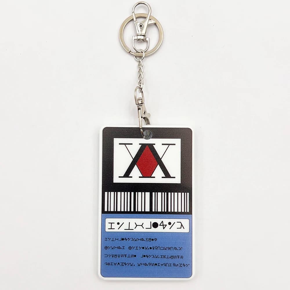 Anime Hisoka Kurapika Killua Zoldyck Cosplay Key Chain License Card Holders PVC Cards Cover Pendant Keychain Bag Accessories