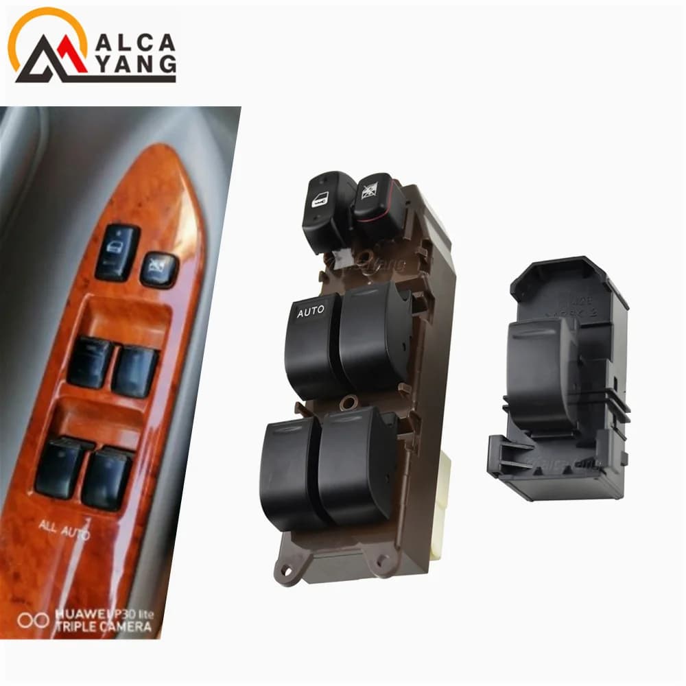 Car styling Interruttore alzacristallo elettrico in plastica 84820 60130 per Toyota Land Cruiser 1998-2002 100 4700 84820-60130 8482060130