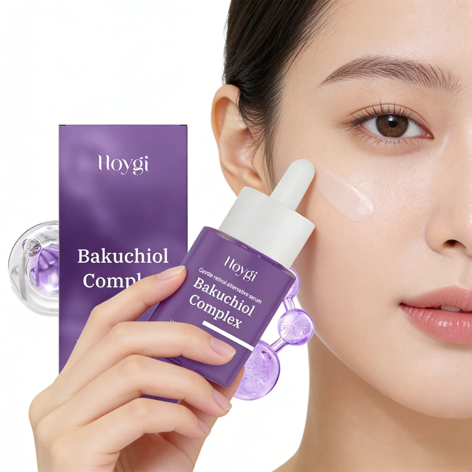 Serum Viso al Retinol with Hyaluronic Acid and Niacinamide, Deep Hydration, Dry Skin Repairer, with Vitamin C, 30ml