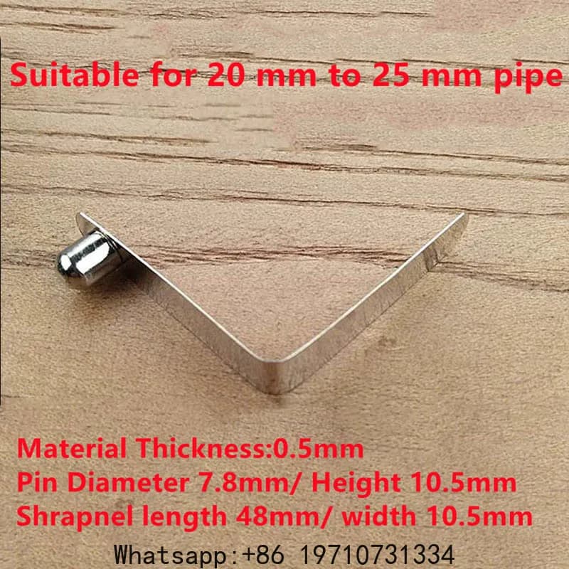 50 Pezzi Clip a Molla in Acciaio con Bottone Singolo da 8mm, Fermagli a Pressione Durevoli per Caravan, Kayak, Pagaie, Pali da Tenda, Campeggio all'Aperto