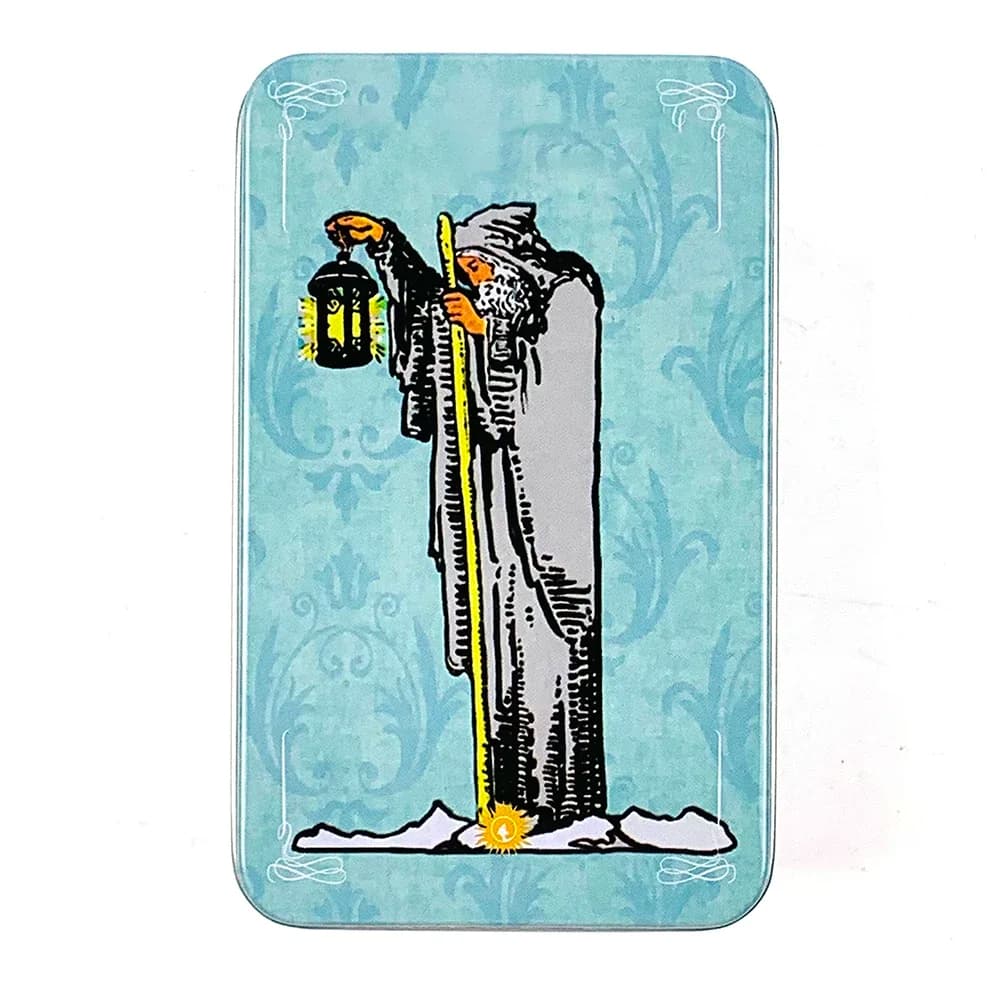 Scatola in metallo dorata per carte dei tarocchi, gioco da tavolo per divinazione del destino, giochi da tavolo per famiglie, design classico per principianti e professionisti