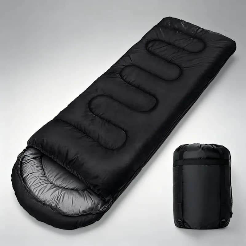 Winter Warm Cotton Sleeping Bag Lightweight 4 Season Envelope Mummy Backpacking Sleeping Bag for Camping Hiking
