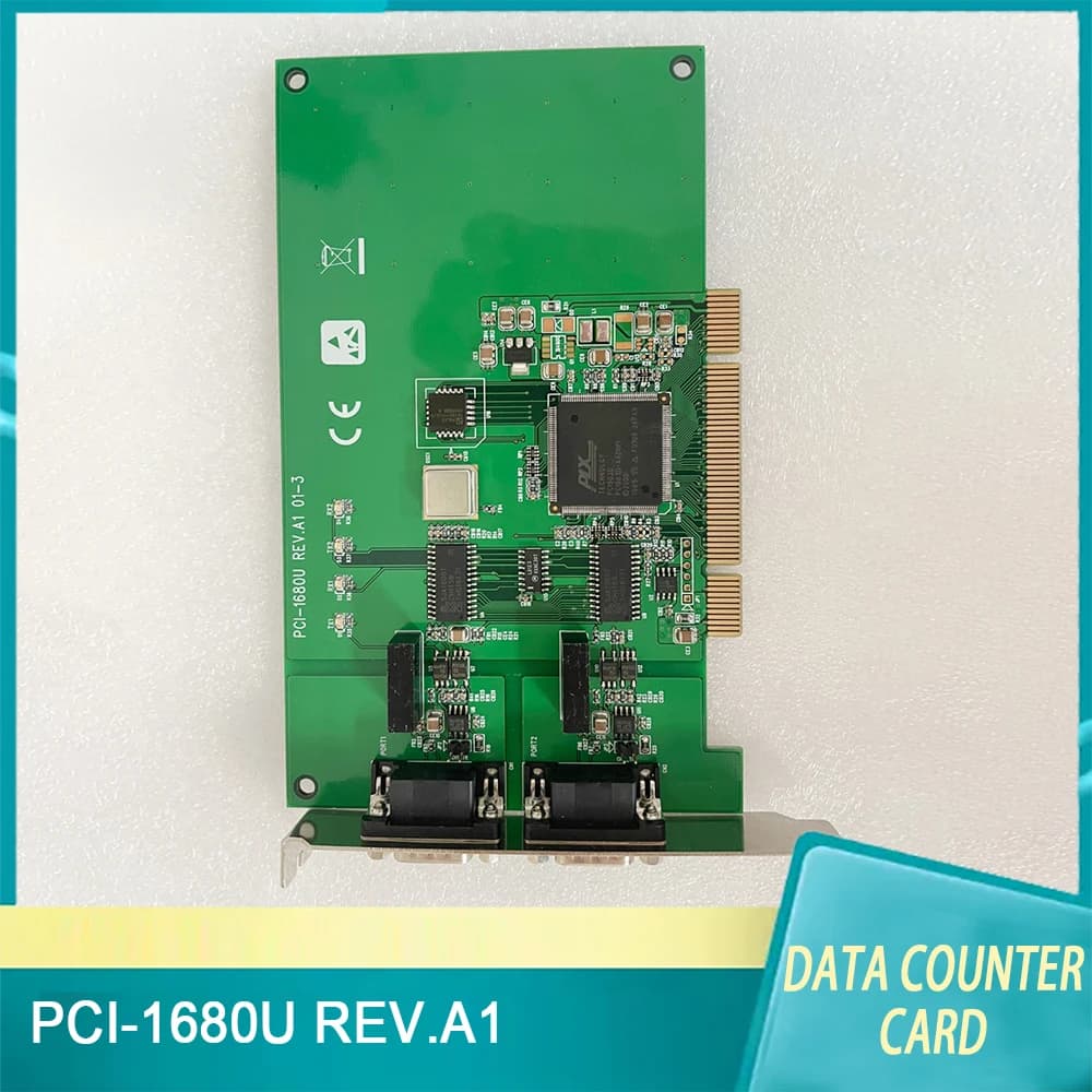 PCI-1680U REV.A1 Data Capturer Card Dual Port CAN Universal Communication Card With Isolation Protection Function