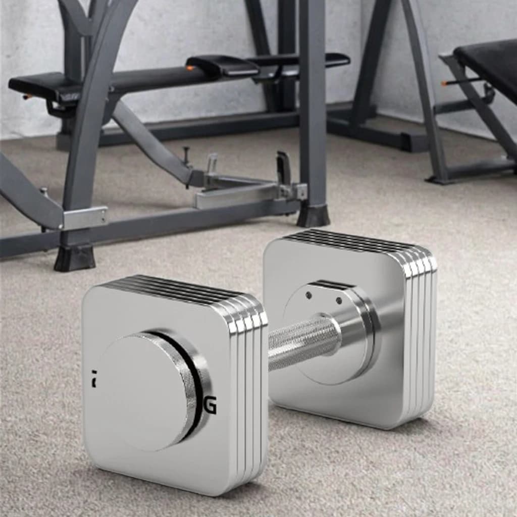 Adjustable Dumbbell and Barbell Square Steel Kettlebell for Gym Fitness Exercise Steel Durable and Electroplated