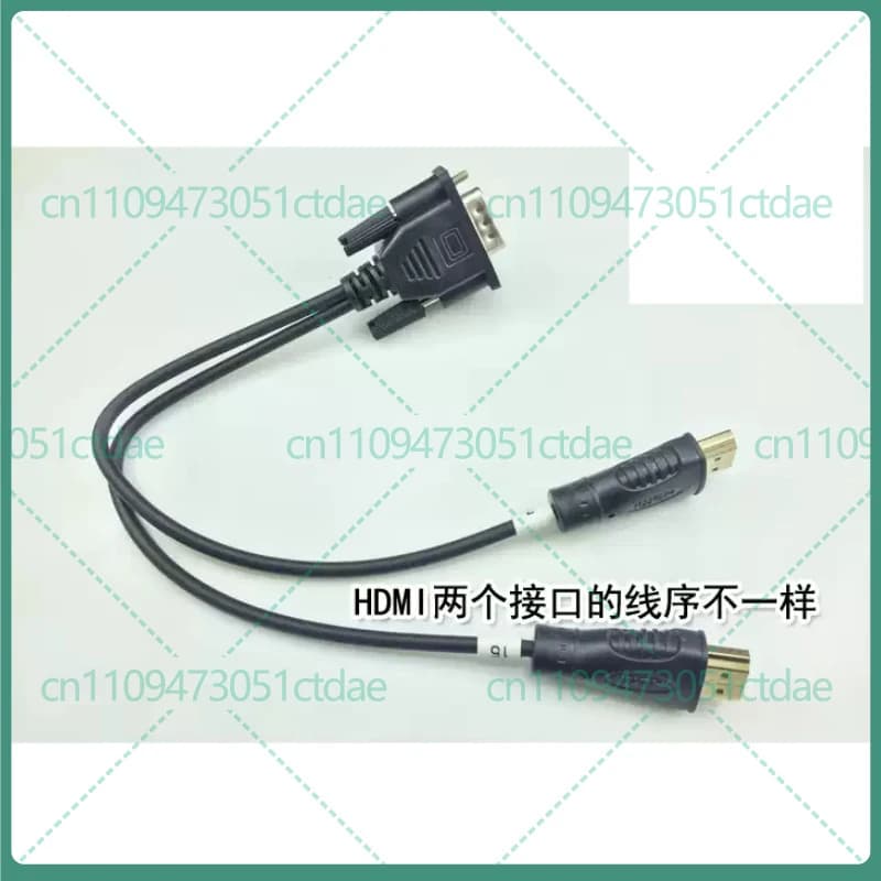 For RT809F RT809H VGA to HDMI Adapter Cable for Printing and Flashing