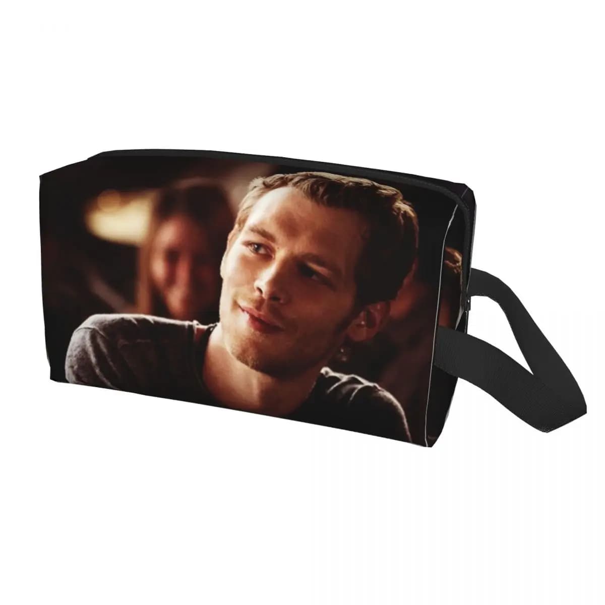 Borsa da toilette da viaggio personalizzata Kawaii lee Mikaelson donna The Vampire Diaries Makeup Cosmetic Organizer Beauty Storage Dopp Kit