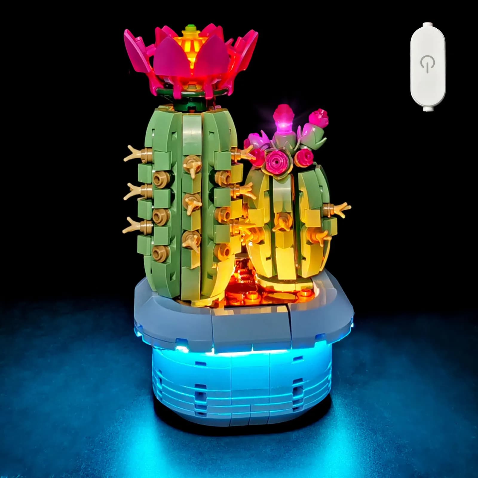 Kit di illuminazione a LED LYBMTWF compatibile con i blocchi da costruzione Lego 11509 Cactus in fiore (NON include i mattoncini del modello)