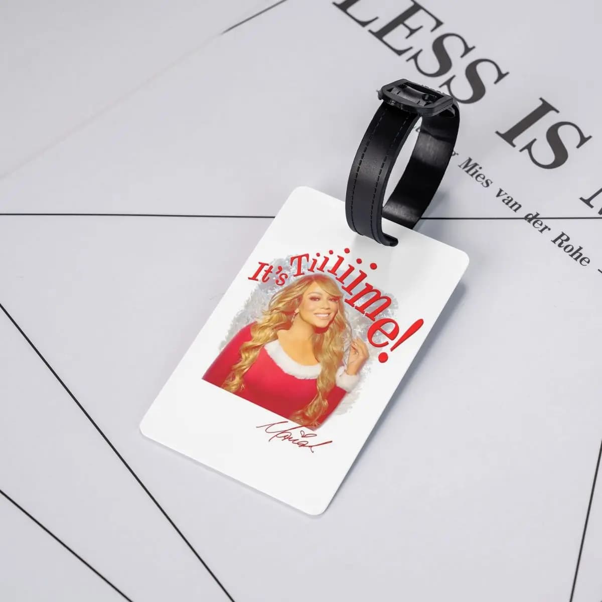 Etichette per Bagagli Ufficiali del 30° Anniversario di Mariah Carey, Porta Etichette per Valigie e Bagagli da Viaggio con Spazio per Nome e Indirizzo