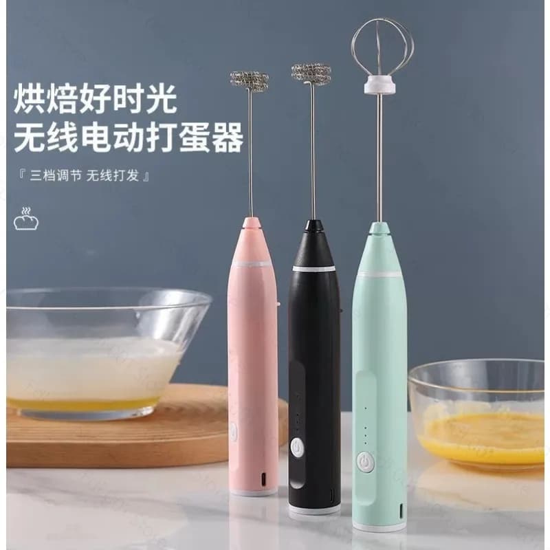 Handheld Electric Milk Frother Mini Coffee Maker Whisk Mixer Cream Egg Beater Food Blender