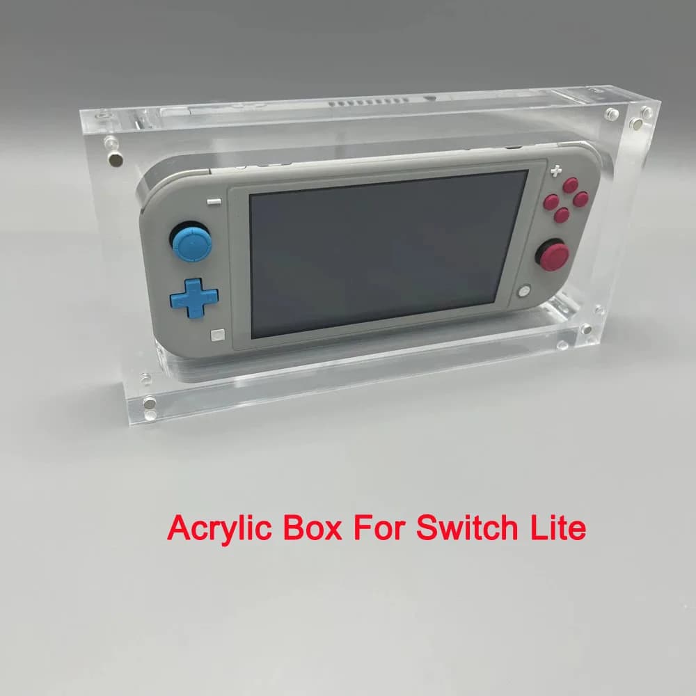 Scatola di immagazzinaggio del guscio della copertura di aspirazione magnetica della scatola acrilica ad alta trasparenza per Switch Lite per la custodia della scatola di visualizzazione della console di gioco NSL