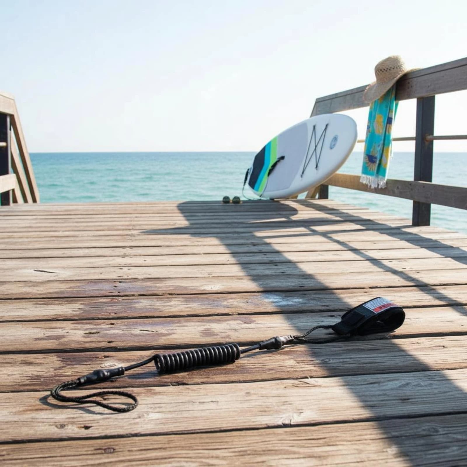SUP Leash Long-Lasting Cord SUP Leg Rope Surfboard Ankle Leash Strong Connection Paddle Board Tether Marine-Grade Materials