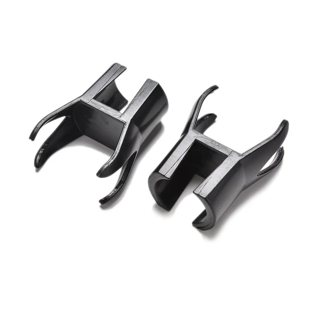 2 Pezzi Strumento per Raccogliere Palline da Golf in PVC Nero, Attacco per Putter, Adatto alla Maggior Parte delle Impugnature Standard, Ausilio per l'Allenamento, Evita di Piegarsi in Avanti