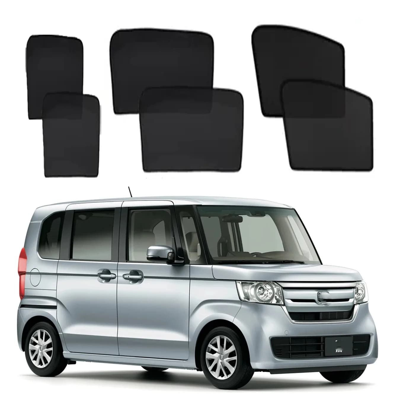 Parasole magnetico per auto, tendina parasole per parabrezza anteriore, accessori per Honda N-BOX JF3 FJ4 2ND 2018 - 2023