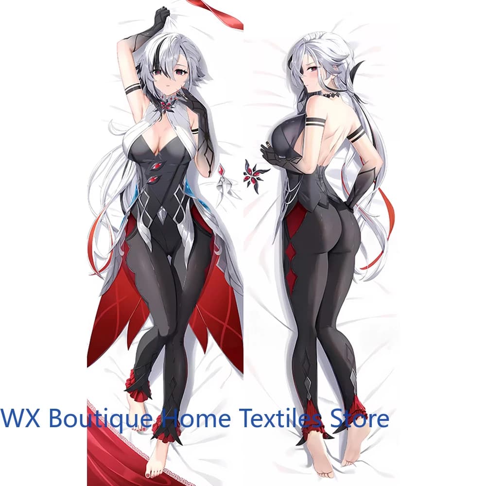Genshin Impact The Knave Peruere Arlecchino DakimakuraFedera per cuscino Anime Federa per cuscino