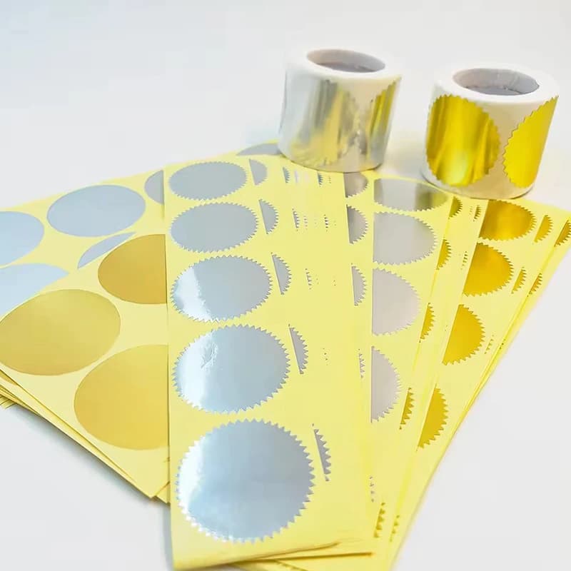 200PCS Gear Sticker DIY Gift Wrapping Sticker Kit Gold Silver Decals Decorative Material for Scrapbooking Wedding Invitation ZYF